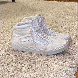 White high top vans